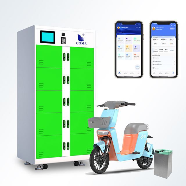 Estação de troca de bateria da scooter