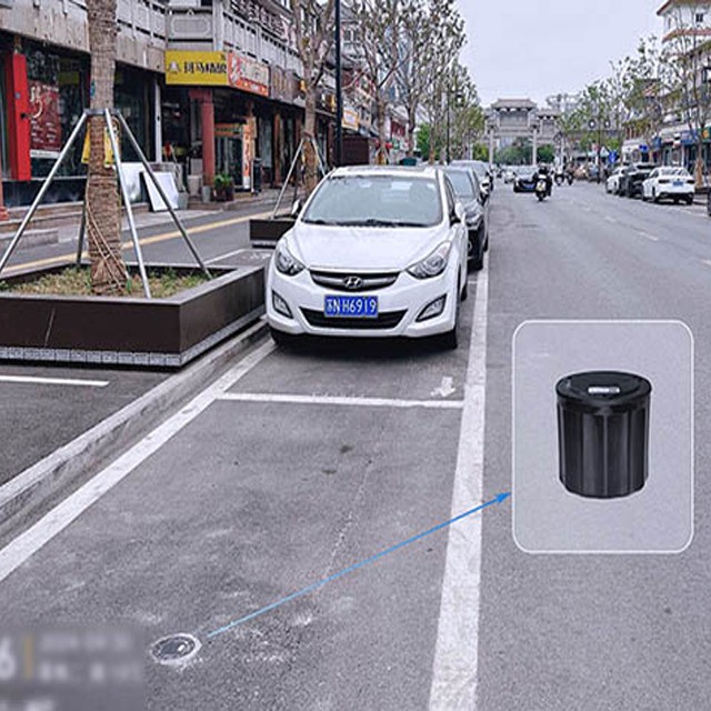 Sensor geomagnético da baía de rua