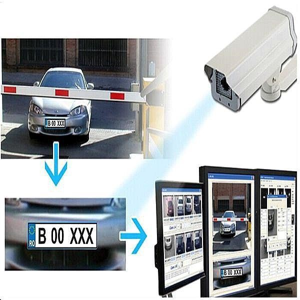 Sistema de gestão do estacionamento de veículo da câmera de ANPR LPR com software
