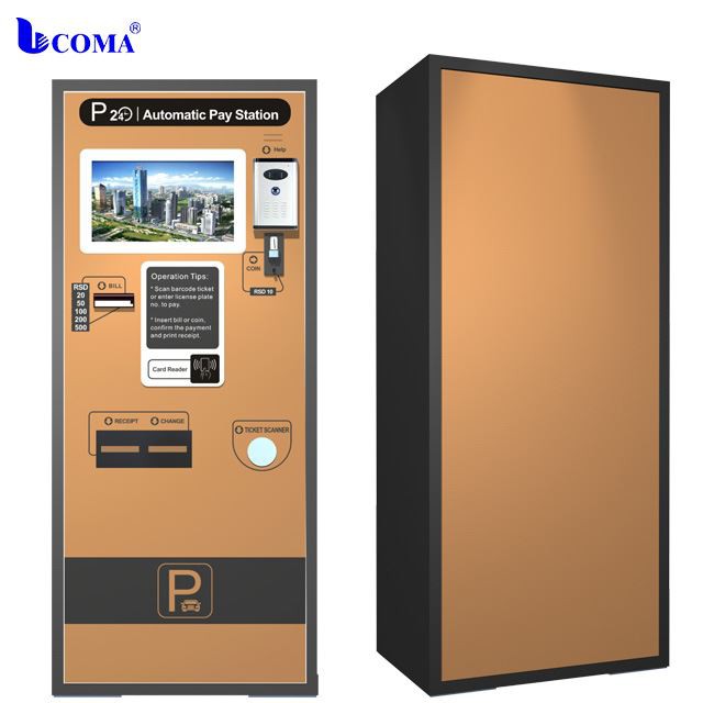 Auto Pay Station Bill Payment Terminas Automatic Payment Kiosk Parking Equipment