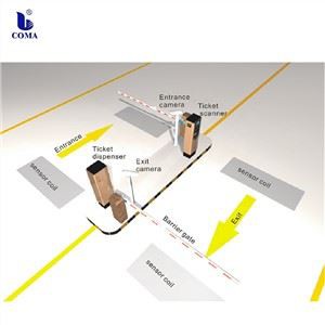 Sistema de controle de acesso do rendimento do veículo do estacionamento do carro da máquina do distribuidor do bilhete do papel térmico