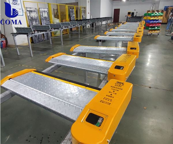 Bloqueio do sistema de estacionamento com máquina de pagamento